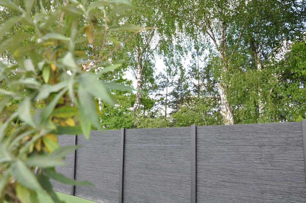 Plaque Droite Beton 200/40 RIO Anthracite SF