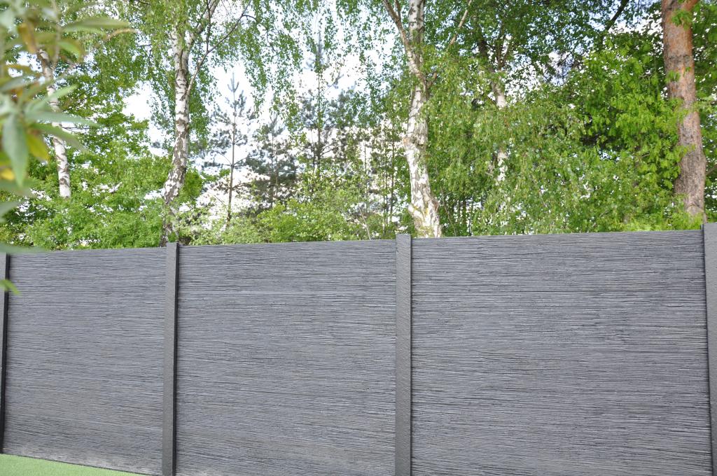 Plaque Droite Beton 200/40 RIO Anthracite DF